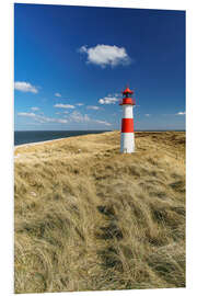 Tableau en PVC Phare de List sur l'île de Sylt