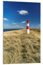 Tableau en plexi-alu Phare de List sur l&#039;île de Sylt