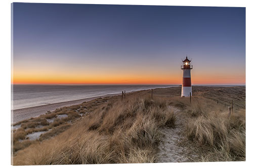 Acrylic print Sylt island - Lighthouse Sylt Ost (Sunrise)