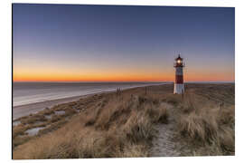 Magnettafel Insel Sylt - Leuchtturm Sylt Ost (Sonnenaufgang)