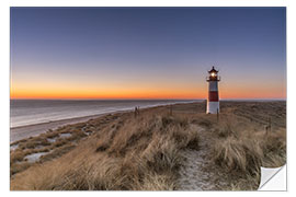 Vinilo para la pared Sylt island - Lighthouse Sylt Ost (Sunrise)