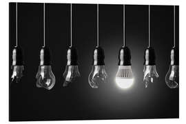 Magnettafel Kaputte Glühbirnen