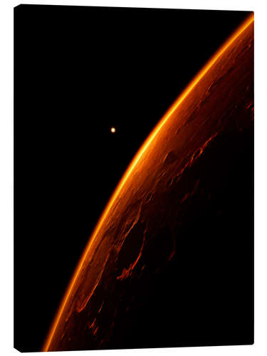 Canvas print The red planet