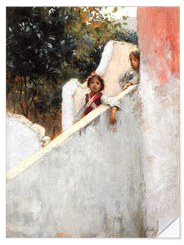Naklejka na ścianę Memories of Capri