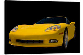 Galleriprint Yellow Corvette