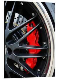 Magnettafel Rote Keramikbremse