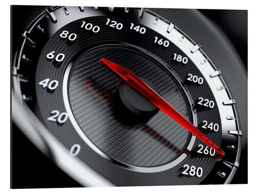 Alubild Auto-Tachometer