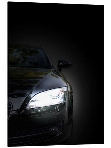 Acrylic print The eye of the sports car