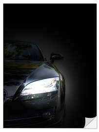 Vinilo para la pared The eye of the sports car