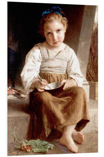 Foam board print Gruel (Little Girl Eating her Soup), 1872