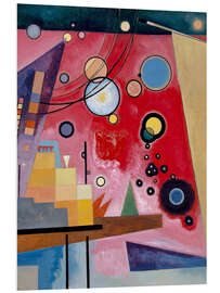 Hartschaumbild Schweres Rot