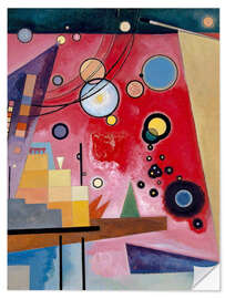 Wandsticker Schweres Rot