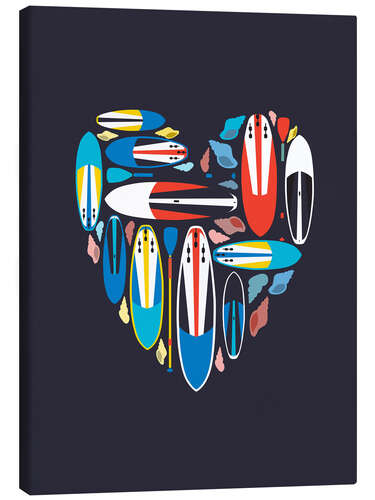 Obraz na płótnie Surfboard Love