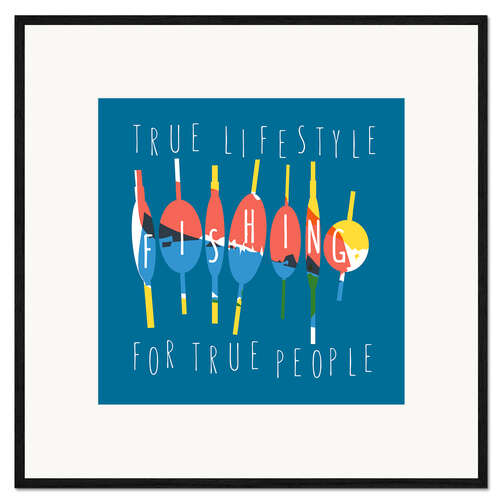 Framed art print Fishing