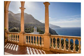 Magnettafel Herrenhaus und Garten von Son Marroig (Mallorca)