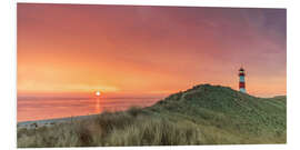 Foam board print Golden Morning - Sylt