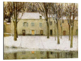 Magnettafel Kleiner Platz am Wasser