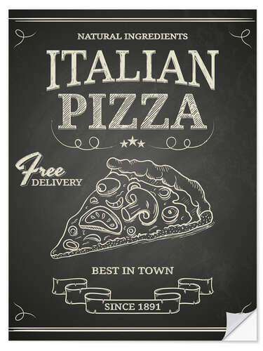 Wandsticker Italian Pizza