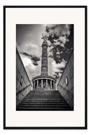 Gerahmter Kunstdruck Siegessäule Berlin