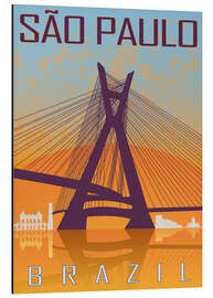 Magnettafel Sao Paulo