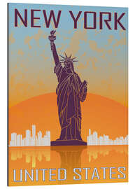 Magnettafel New York - Freiheitsstatue