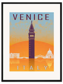 Gerahmter Kunstdruck Venedig