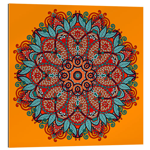 Gallery print Mandala Orange II