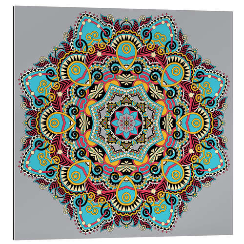 Galleriprint Mandala grå