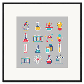 Kehystetty taidepainatus Chemistry Basics