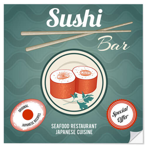 Wall sticker Sushi bar