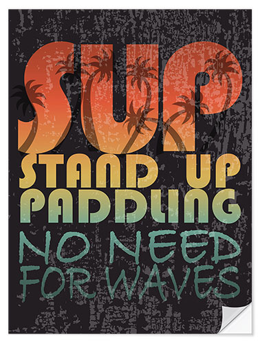 Sisustustarra Stand up paddling