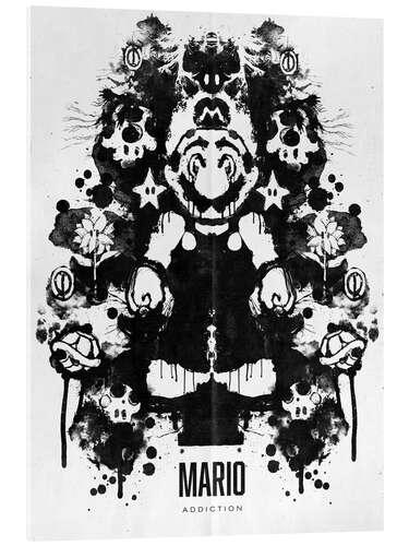 Acrylglas print Mario Inkblot