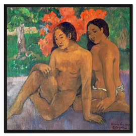 Gerahmter Kunstdruck Et l'or de leur corps