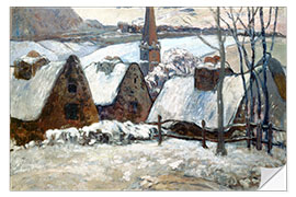 Sisustustarra Breton Village in winter