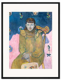 Gerahmter Kunstdruck Portrait eines jungen Mädchen