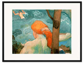 Gerahmter Kunstdruck Badende