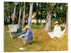 Galleritryk painting Claude Monet, near the forest