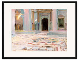 Gerahmter Kunstdruck Gehweg, Kairo