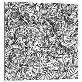 Gallery print Curly pattern