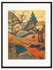 Gerahmter Kunstdruck Die Felsen in Huelgoat