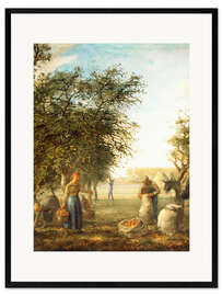 Kunsttryk i ramme Apple harvest