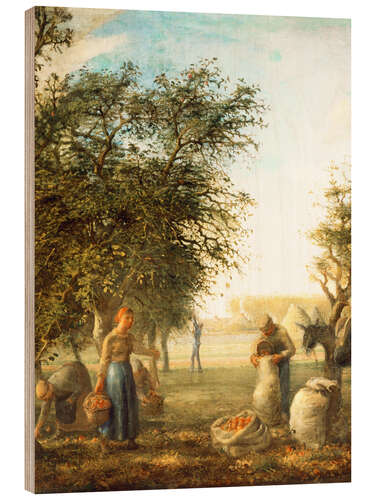 Trätavla Apple harvest