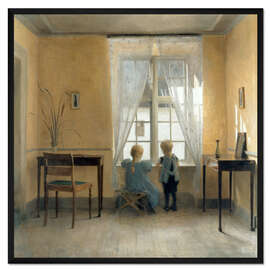 Gerahmter Kunstdruck Am Fenster