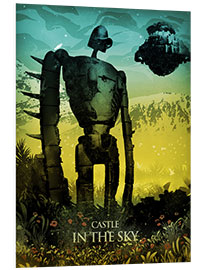 Foam board print Castle in the Sky