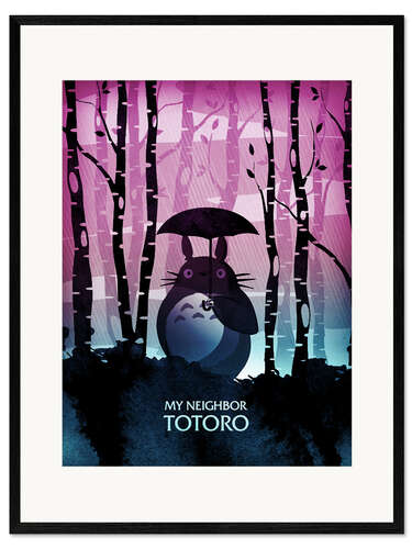 Gerahmter Kunstdruck My Neighbor Totoro