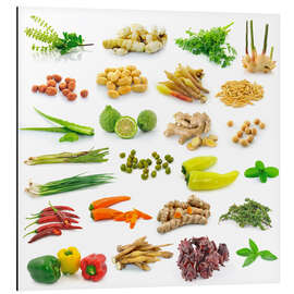 Magnettafel Gemüse-Kräuter-Sammlung