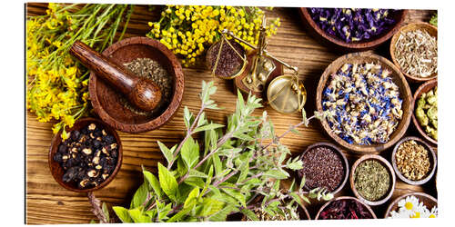 Galleriprint natural medical herbs