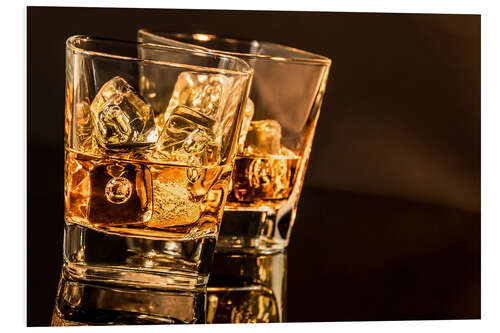 PVC print Whisky glasses