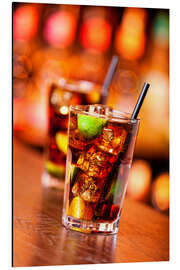 Aluminium print Cuba libre - cuban cocktail