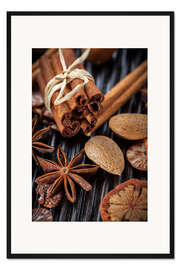 Gerahmter Kunstdruck Wintergewürze